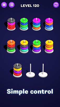 Color Hoop: Sort Puzzleのおすすめ画像5
