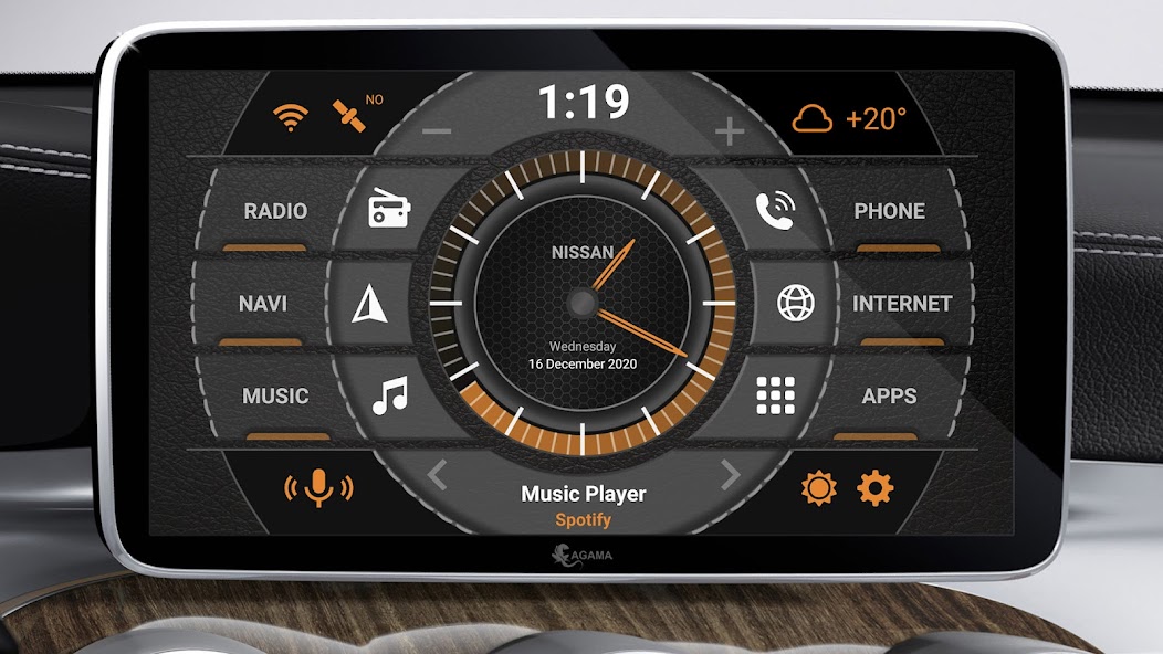 AGAMA Car Launcher 3.1.0 APK + Mod (Unlocked / Premium) for Android