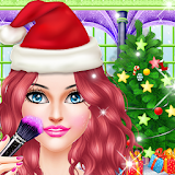 Christmas Dress up Games for Girls -Makeover Salon icon