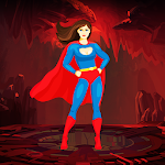 Cover Image of Télécharger SuperHero Supergirl vs Robots Fighting City Rescue 1.2 APK