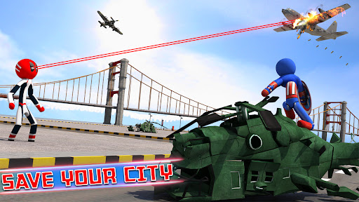 Stickman Rope Hero Vice Town Superhero Games