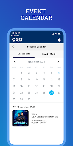 CSA Academy Screen 2