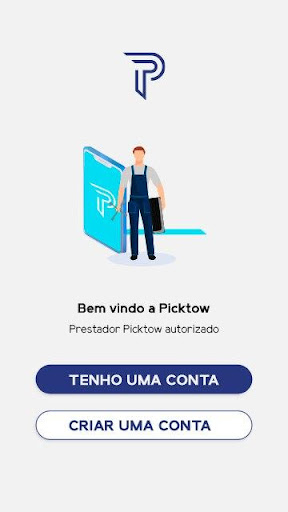 Android application Picktow Prestador screenshort