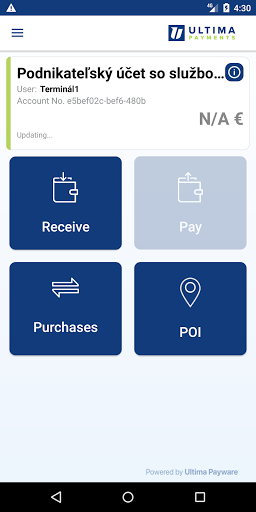 Ultima Payments CLS Screen 3