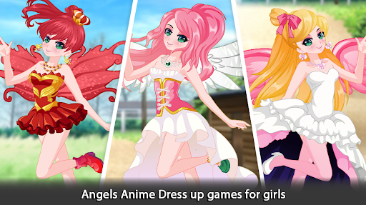 Dress Up Angel Anime Girl Game