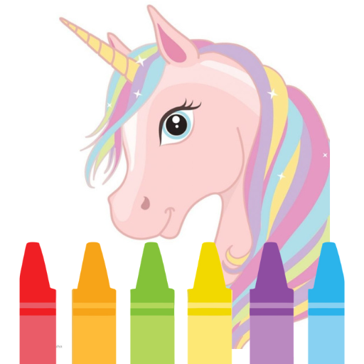 Pixeame Unicorn Coloring Book