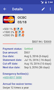 Credit Card Manager Pro Apk (Bayad) 2