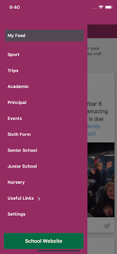 Claires Court App Screen 3