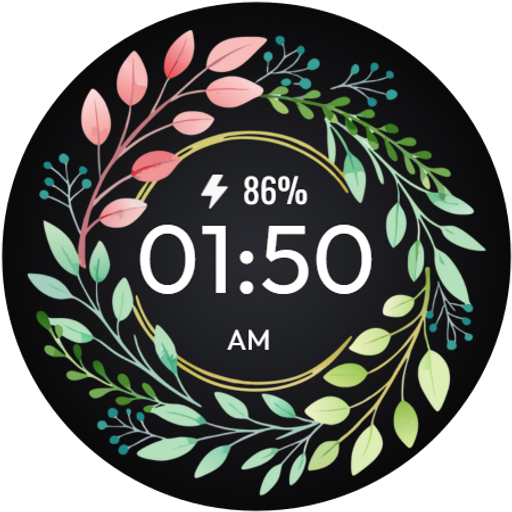 Floral WatchFace - FLOR-04 Download on Windows
