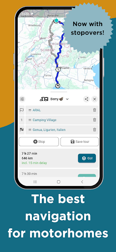 flygge: Your camper navigation Screen 2