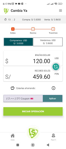 Cambia Ya - Casa de Cambio Screen 2