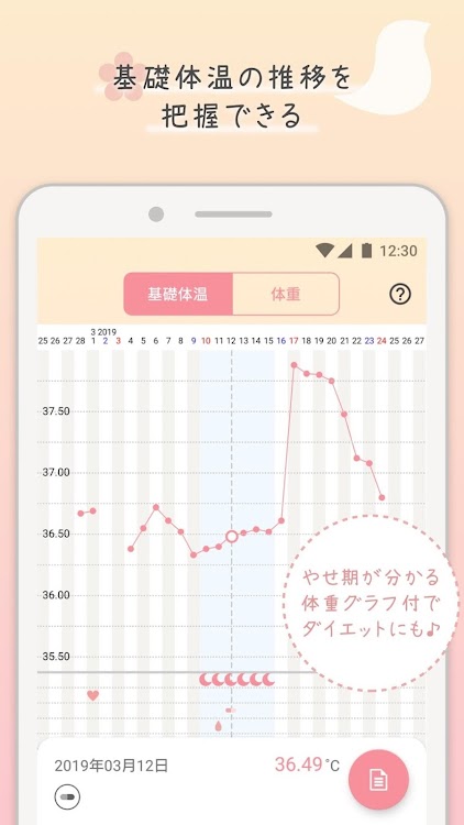 マビー 無料で生理 排卵日を自動予測らくらく生理日管理アプリ Android 应用 Appagg
