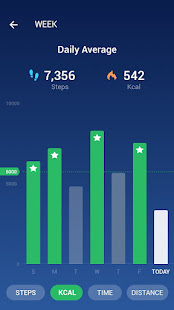 Step Counter - Pedometer, MStep for pc screenshots 2
