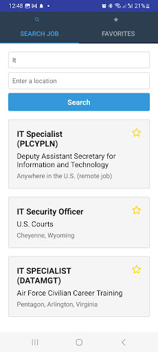 Usa Jobs Search Screen 3