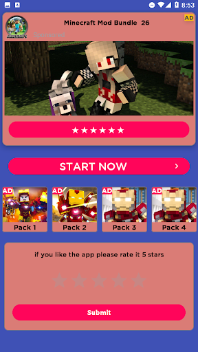 Iron Man Mod for Minecraft pe