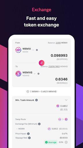 PLAY Wallet (WEMIX) Screen 3