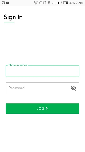 Android application JGA GO Agent screenshort