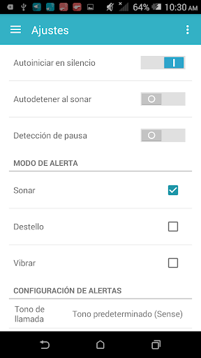 Vista previa de la aplicación