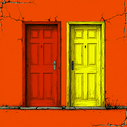 Red And Yellow Doors: Escape Mod Apk