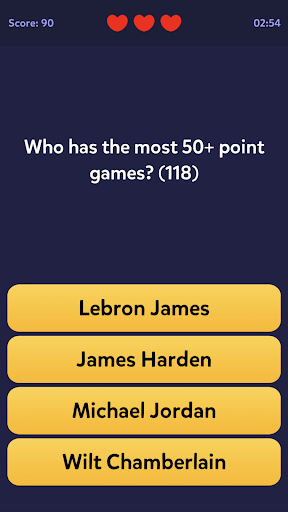 Sports Quiz Screen 3