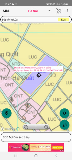 Bản đồ QH sử dụng đất Mỹ Đức - Hà Nội