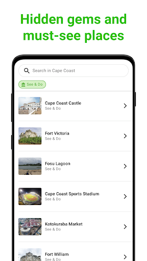 Cape Coast SmartGuide Screen 3