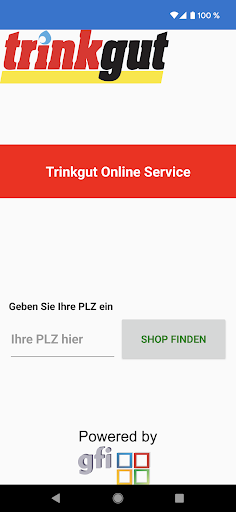 Android application Trinkgut Online Service screenshort