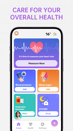 Screenshot of PulseCare：Health Tracker