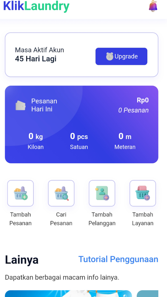 #1. Klik Laundry (Android) Ved: Akawami