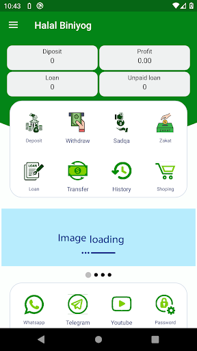 Android application Halal Biniyog screenshort