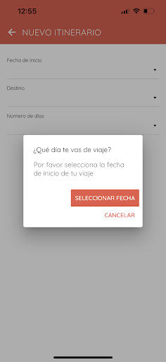 Android application Conmochilapp screenshort