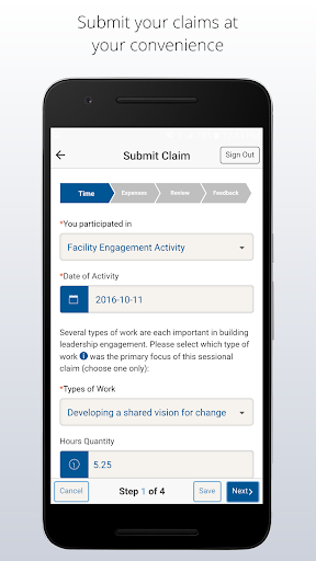 Facility Engagement Mobile Screen 3