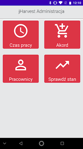 Android application jHarvest™ screenshort
