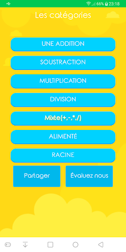 Aperçu de l'application