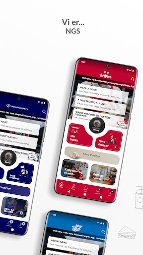 Android application Vi er NGS screenshort