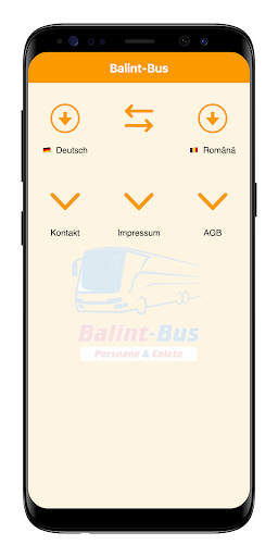 Android application Balint Bus screenshort