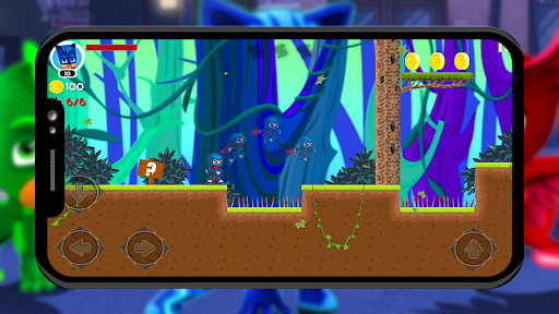 Pj super heroes ninja cartoon catboy mask