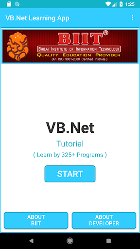 Android application VB.Net Training App-325+ Prg screenshort