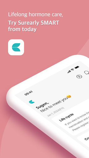 Android application Surearly SMART - Hormone care screenshort