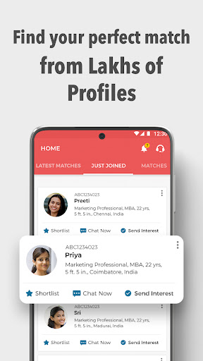 Vanniyar Matrimony App Screen 2