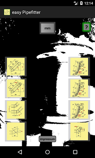 Android application easy Pipe fitter screenshort