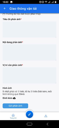 Phản ánh - kiến nghị Screen 3
