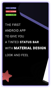 Material Status Bar Schermata