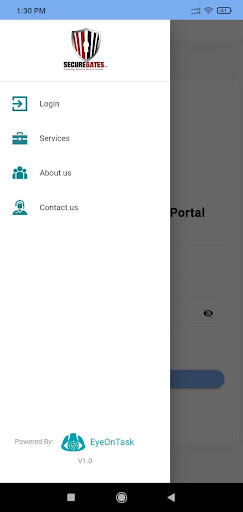 Securegates Client App Screen 3