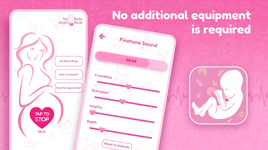 Hear My Baby Heartbeat Monitor Screenshot