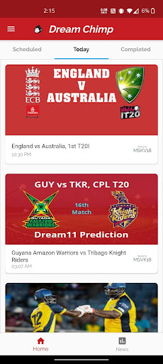 Cricket predictions app (not i Screenshot 1 - AppWisp.com