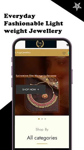 Android application Epic angel jewellery screenshort