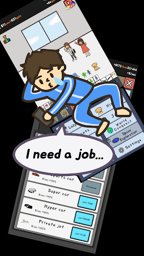 Android application Lazybones Clicker screenshort