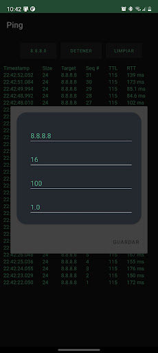 Ping Screen 3