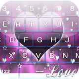 Purple Love keyboard icon